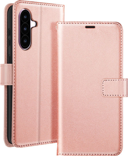Mayaxess Case Samsung Galaxy A56 Wallet Lanyard Rose Gold