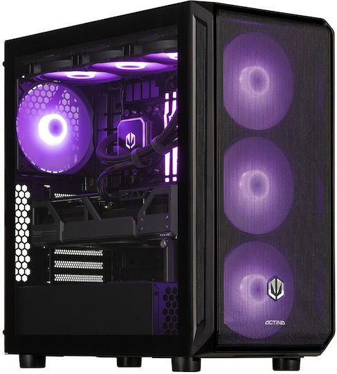 Actina KOMACNGIP0271 Гейминг Настолен компютър (Ultra 7-265F/32GB DDR5/2TB SSD/GeForce RTX 5070 Ti/Без операционна система)