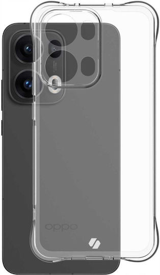 Spacecase Anti-shock Back Cover Silicone 1mm with Strap Transparent (Oppo Reno13 Pro)