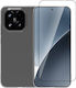 Vivid Set Gelly Back Cover Tempered Glass / Silicone Set with Glass Black (Xiaomi 15T)