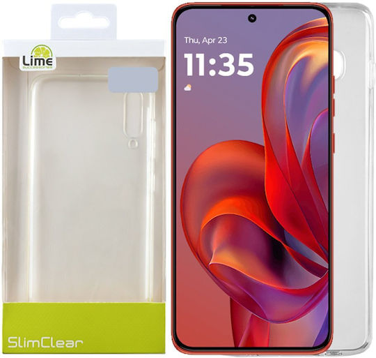Lime Slimclear Back Cover Silicon Transparent (Motorola Moto Edge 60 Pro 5G)