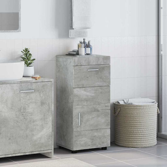 vidaXL Bathroom Cabinet L37xW31.5xH82cm Gray