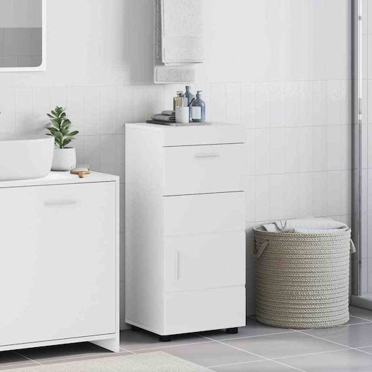 vidaXL Badezimmerschrank B37xT31.5xH82cm Weiß