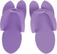 Pedicure Flip Flops Eva Purple 12 Pairs One Size