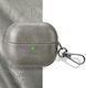 Retro Hülle mit Haken in Gray Farbe für Samsung Galaxy Buds 3 / 3 FE / 3 Pro