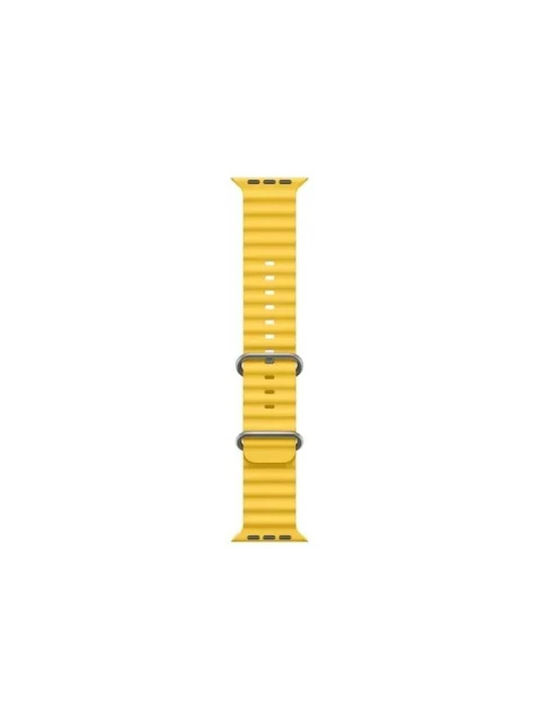 Vidvie Strap Silicone Yellow (Apple Watch 1/2/3/4/5/6/7/8/SE/Ultra)