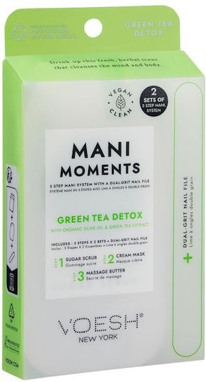 Voesh Mani Moments Green Tea Detox Manicure Set