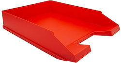 Document Tray Office Accessory Red Plastic Material