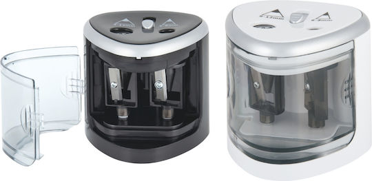 Pencil Sharpener 2 Holes Battery Powered 2 Colors Available