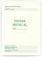 Caiet Cu dungi A5 Medical Folder Alb 1buc