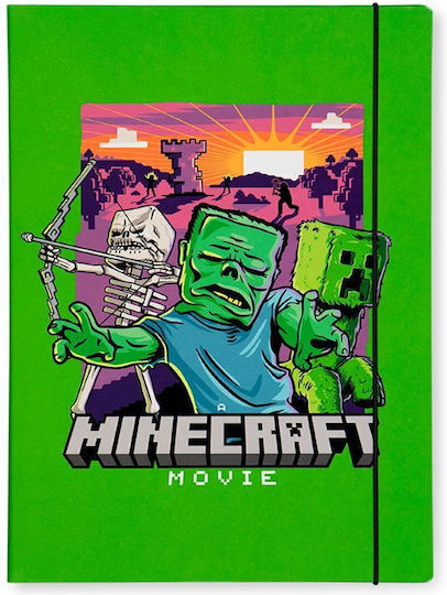 Еластичен Папка Minecraft Movie 2 Типа