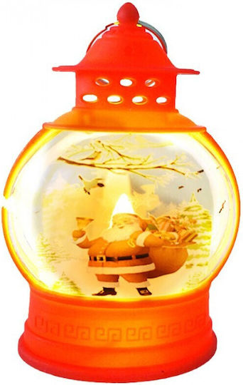 Crăciun Plastic Lampion Baterie 12.5x9cm.