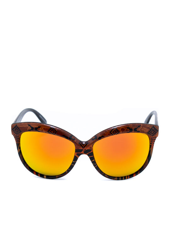 Italia Independent Women's Sunglasses with Purple Plastic Frame and Purple Lens