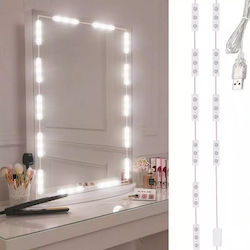 Φωτιστικό για Καθρέφτη Μακιγιάζ LED Φυσικό Λευκό με Τροφοδοσία USB