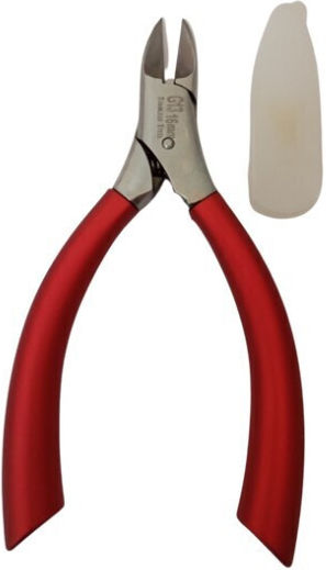 Nail Nipper Plastic Handle Premium Bordeaux