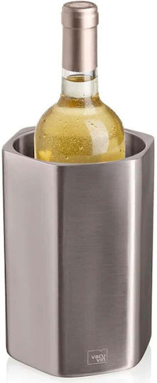 Vacu Vin Hive Weinkühler Inox Graue Mit Maße 15.4x21.5x12.2cm