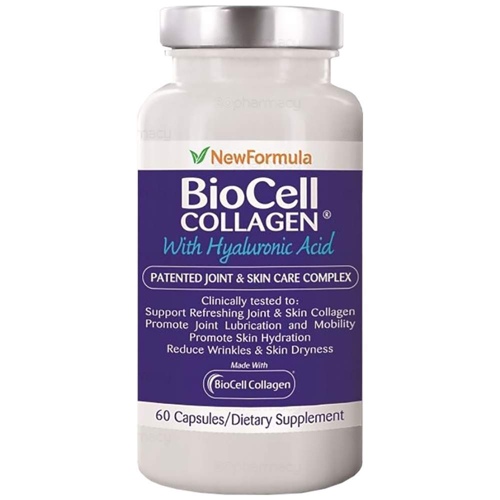 Biocell Technology BioCell Collagen με Υαλουρονικό Οξύ 60 κάψουλες ...