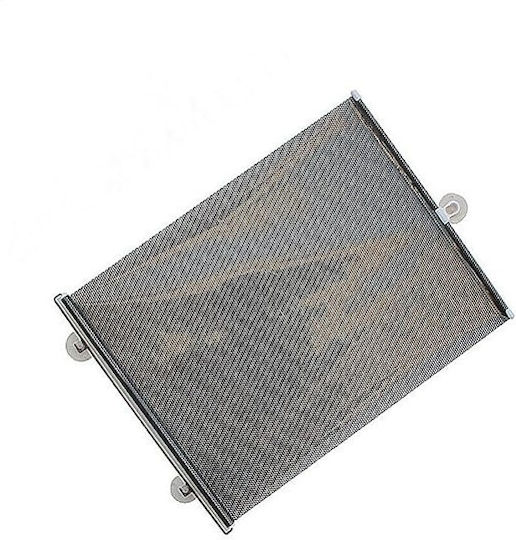 Auto-Sonnenschutz Mit Saugnapf Maße 68cm x 125cm Ausziehbar Schwarz