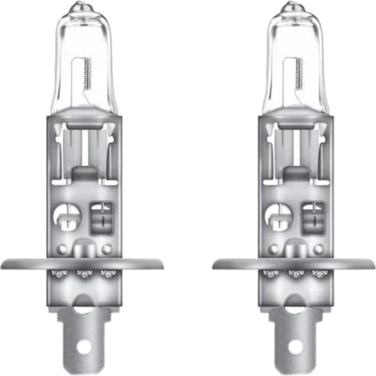 Package 2 Bulbs 12v H1 55w Night Breaker Silver +100% Osram
