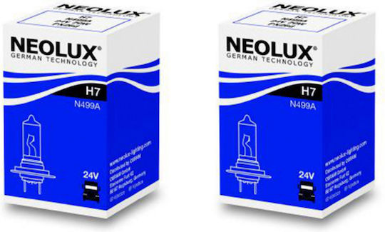 Пакет 2 X Крушка За Фар H7 24v Px26d 70w Neolux