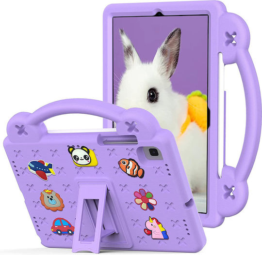 Galaxy Back Cover Ανθεκτική για Παιδιά Μωβ (Samsung Galaxy Tab S6 Lite, Tab A7, Tab S6)