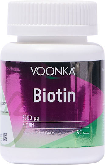 Voonka Biotin Витамин за Косата & Кожата 90 Таблетки