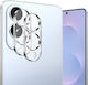 2x Kamera Schutz Erdbohrung Samsung Galaxy S25 Edge Transparent