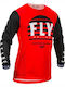 Tricou Motocross Fly Racing Kinetic K220 Negru Roșu Alb