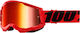 Μάσκα Μηχανής Motocross 100% Strata2 Red-mirror...