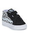 Sk8-mid Reissue V Παιδικά Sneakers High με Σκρατς Μαύρα
