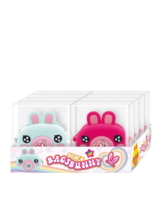 Mini Bunny Bags Silicone Bag Zipper Adjustable Shoulder Strap 13.5 X 15 8 Pcs Display