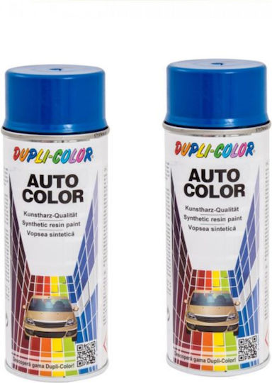 Paket 2 X Dupli-color Autolackspray Dacia Mittleres Blau 350ml