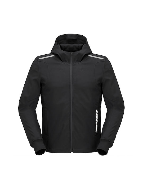 Spidi HOODIE ARMOR Χειμερινό Ανδρικό Μπουφάν Μηχανής Μαύρο