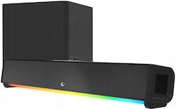 Rampage RM-1 2.1 with Power 64W in Black Color Rampage RM-1 2.1 with Power 64W in Black Color