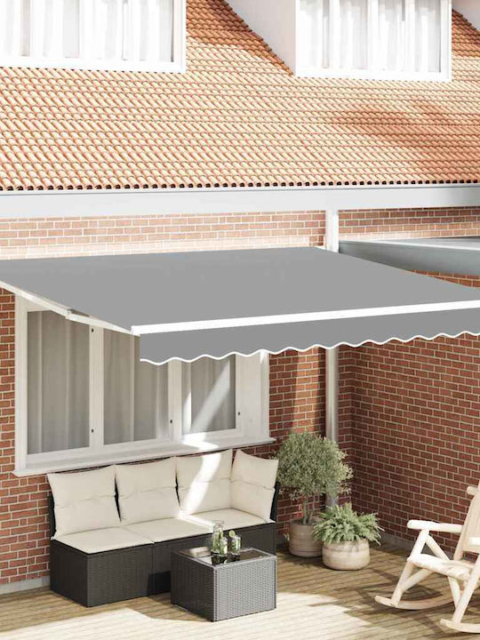 vidaXL Τέντα Βεράντας Λευκή 3.5x2.5m