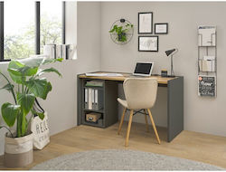 Epipla1.gr Elbsori 153 Office Set 3 Pieces Dark...