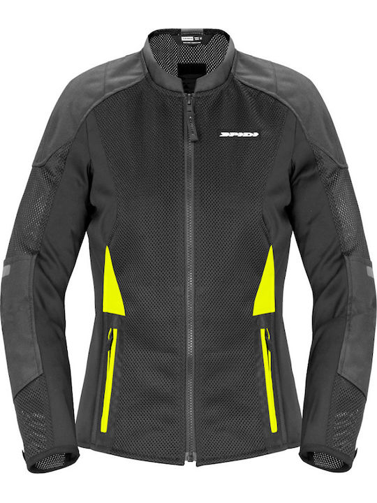Spidi Super Net Sommer Damen Motorradjacke Yell...