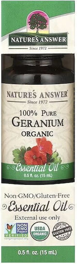 Nature's Answer Βιολογικό Αιθέριο Έλαιο Γεράνι 15ml