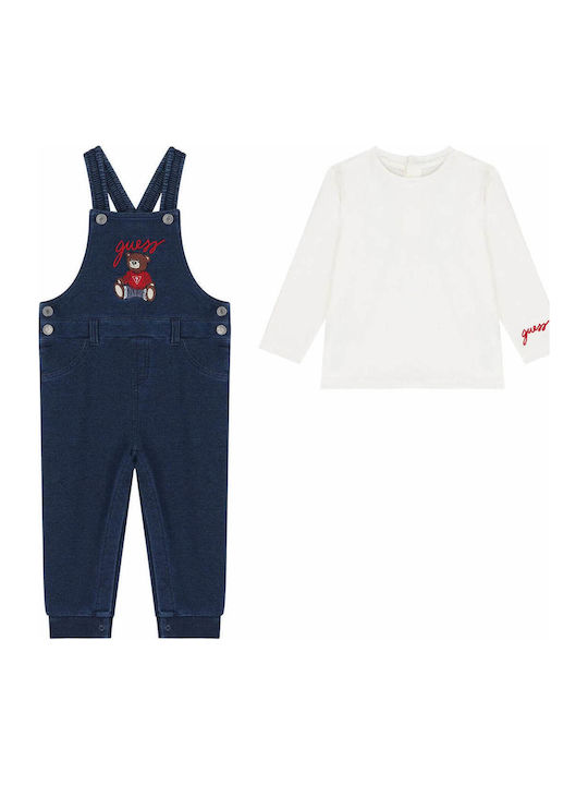 Kids Set with Pants Winter 2 Pieces White