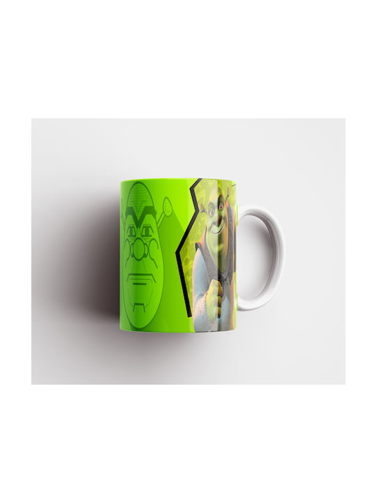 White Ceramic Mug 330ml Shrek Dp4775