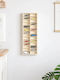 Kids Wall Mount Shelf Brown 21x4.5x59cm