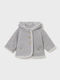 Kids Cardigan Knitted Dark Gray