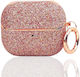 Samsung Galaxy Buds 3 3 Pro Electroplating Glitter Powder Wireless Earphone Protective Case Rose Gold