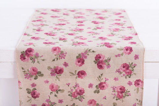 Beauty Home Tischtuch Rose 32x150cm