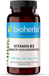 Bioherba Vitamin B3 Витамин 100мг 100 капси