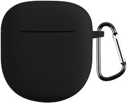Bose Quietcomfort Earbuds Ii Solid Color Silicone Earphone Protective Case Hook Black