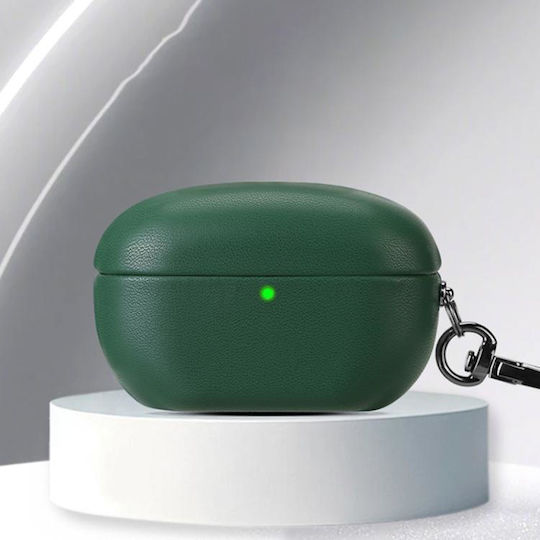 Sony WF-1000XM5 Husă Pentru Căști Din Piele Oily Verde