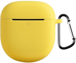 Bose Quietcomfort Earbuds Ii Solid Color Silicone Earphone Protective Case Hook Yellow