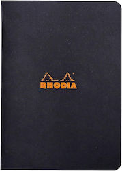 Rhodia Ruled A5 Black Notebook