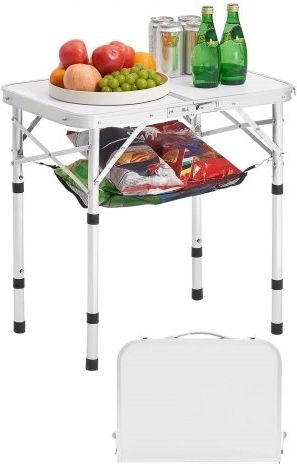 Vevor Τραπέζι Αλουμινίου για Camping Πτυσσόμενο Ασημί